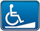 icônes d'accessibilité - Entrée par rampe d'accès
